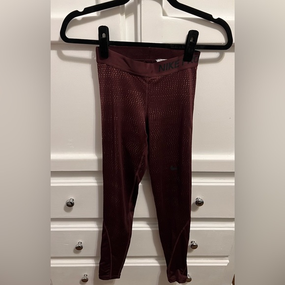 Nike Pro Metallic-Print Leggings - Picture 2 of 4